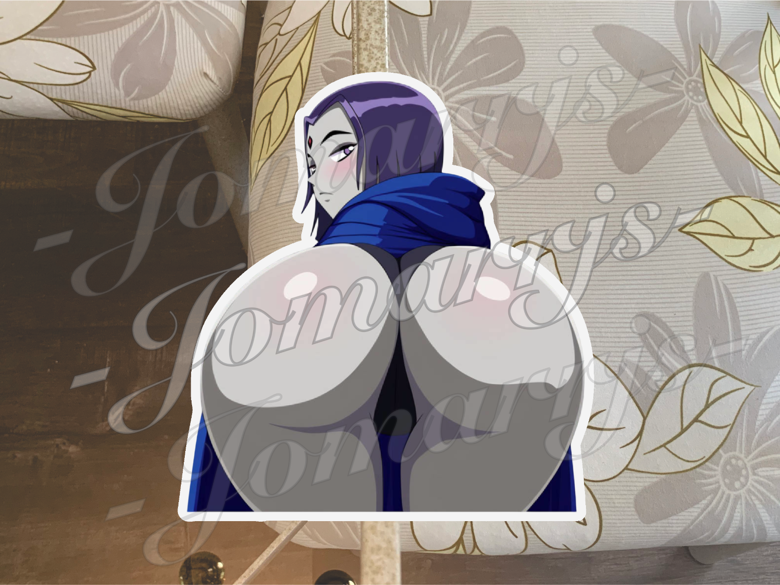 Teen Titans Raven Custom Colored Sticker Decal ecchi pin up bikini waifu 002-005