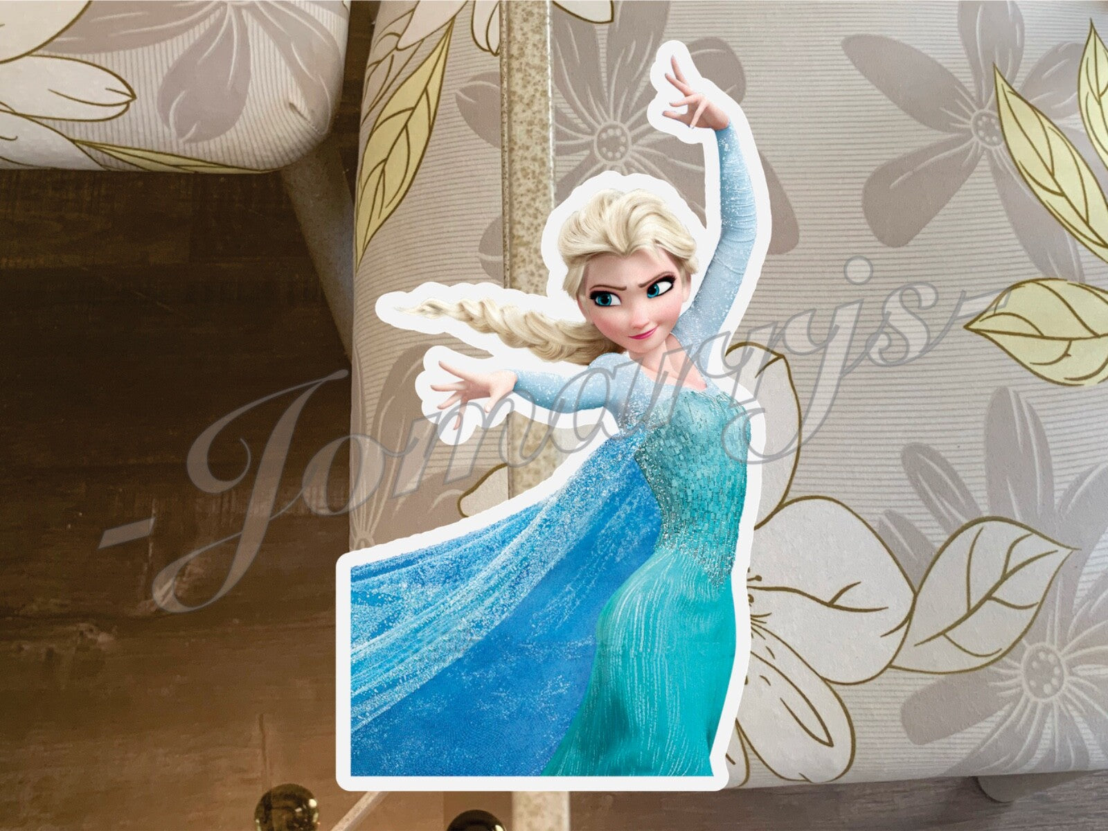 Frozen Elsa Anna Olaf Anime Custom Sticker Decal cute Car Laptop *Sz:5”-18”*