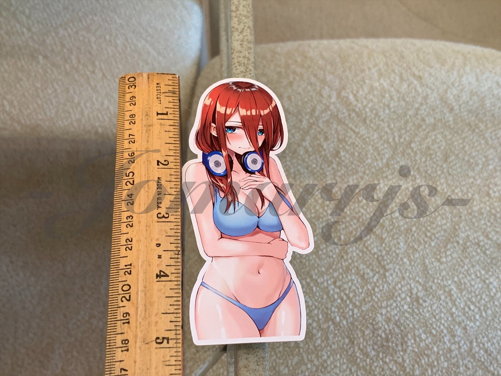 Gotobun no Hanayome - Anime - Miku Nakanu Lingerie Bikini Sun Fun Sticker Decal