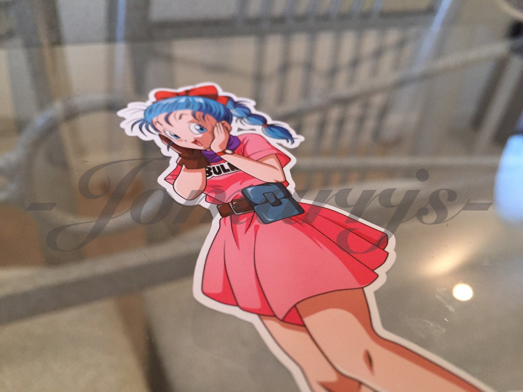 Dragon Ball Z Anime Bulma Sticker Decal Vinyl Comic DBZ
