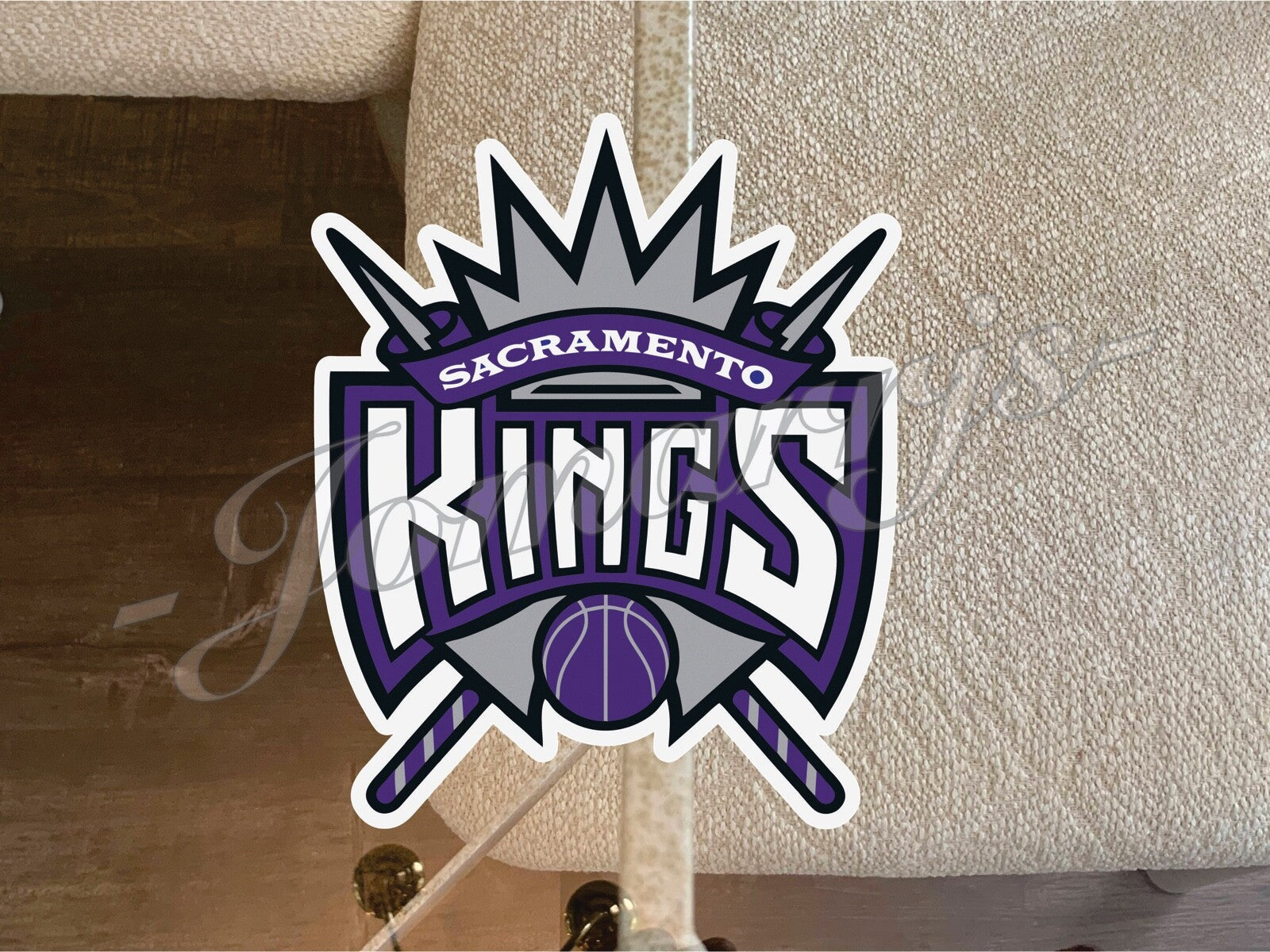 Sacramento Kings Logo NBA Sticker Decal Vinyl waterproof 2-18" #SacramentoKings