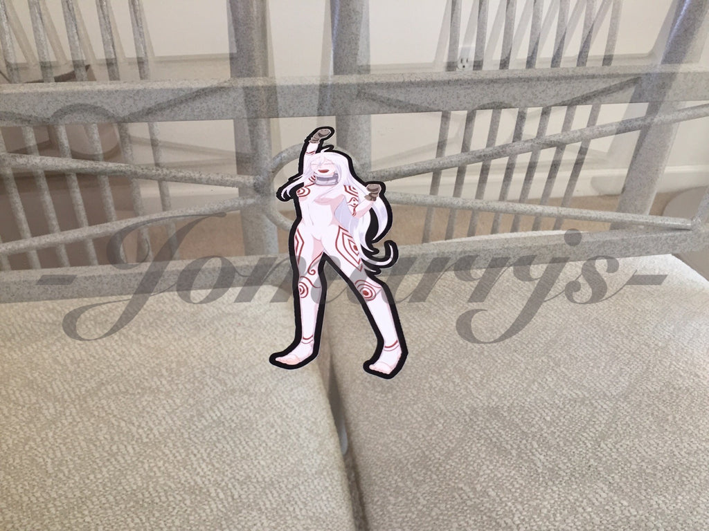 Deadman Wonderland - Anime - Shiro "Fist Pump" Sticker Decals Vinyl Wretched Egg