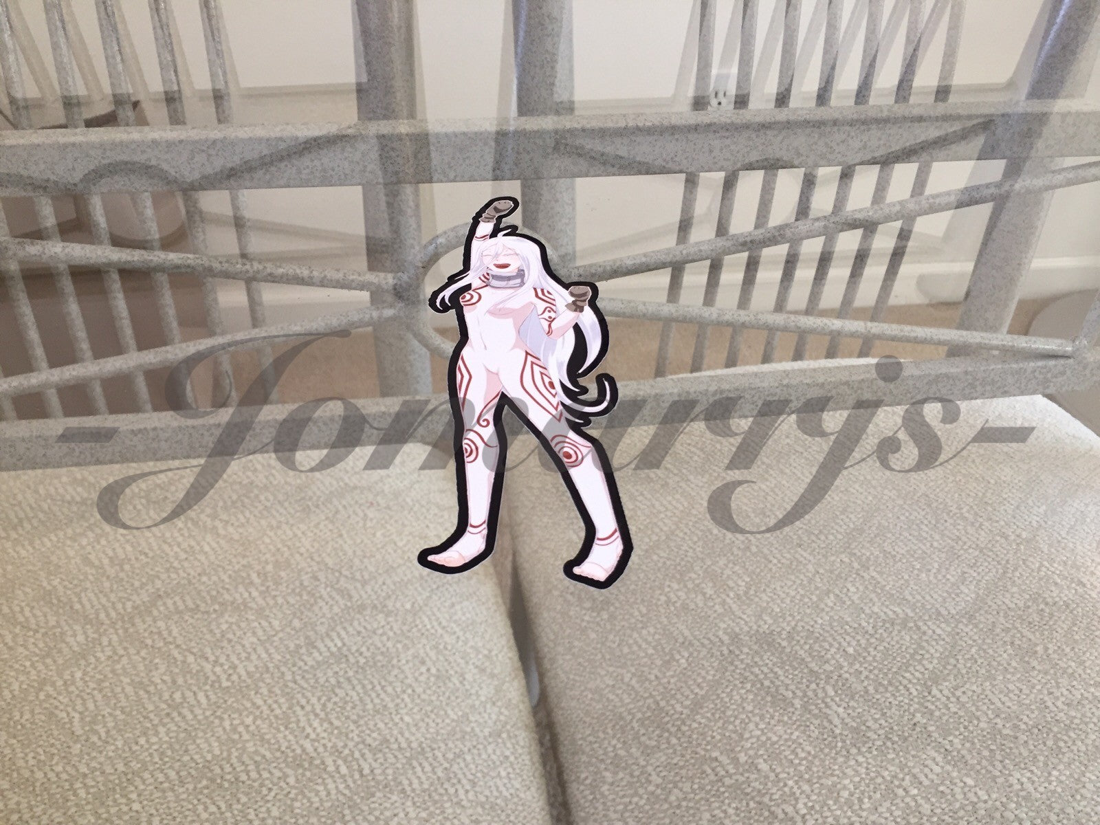 Deadman Wonderland - Anime - Shiro "Fist Pump" Sticker Decals Vinyl Wretched Egg