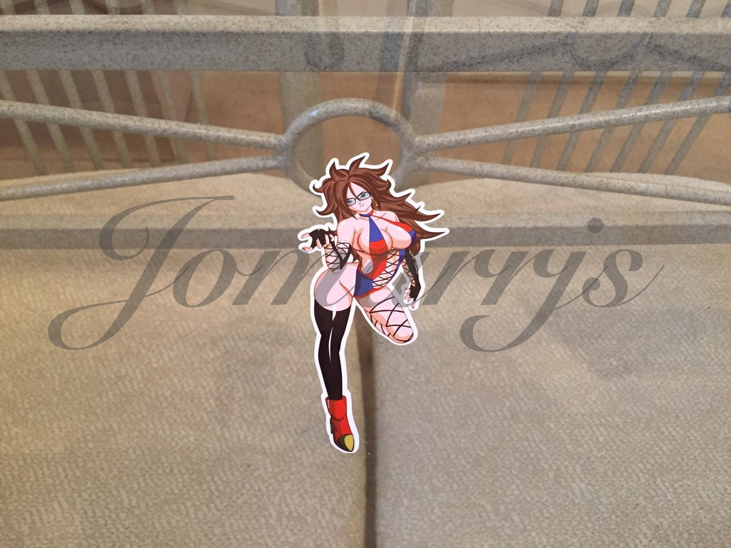 Dragon Ball Z Anime Android 21 Bikini Sun Fun Sticker Decal Vinyl Sign Comic DBZ