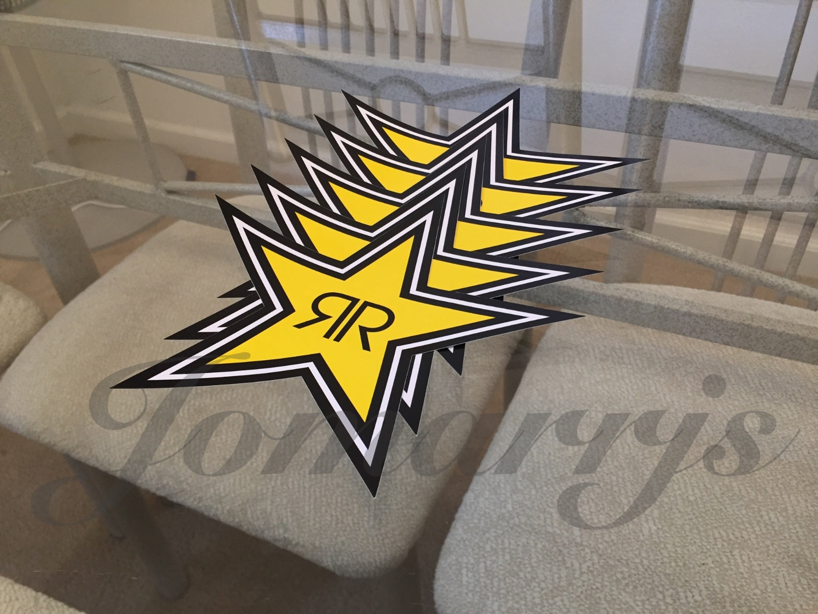 Authentic Rockstar Energy Drink Sticker Decal Sign Logo Die Cut BMX Motocross 🏁