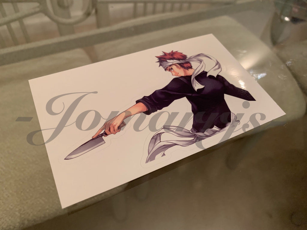 Food Wars! Shokugeki no Soma - Anime - Soma Yukihira Sticker Decal vinyl manga