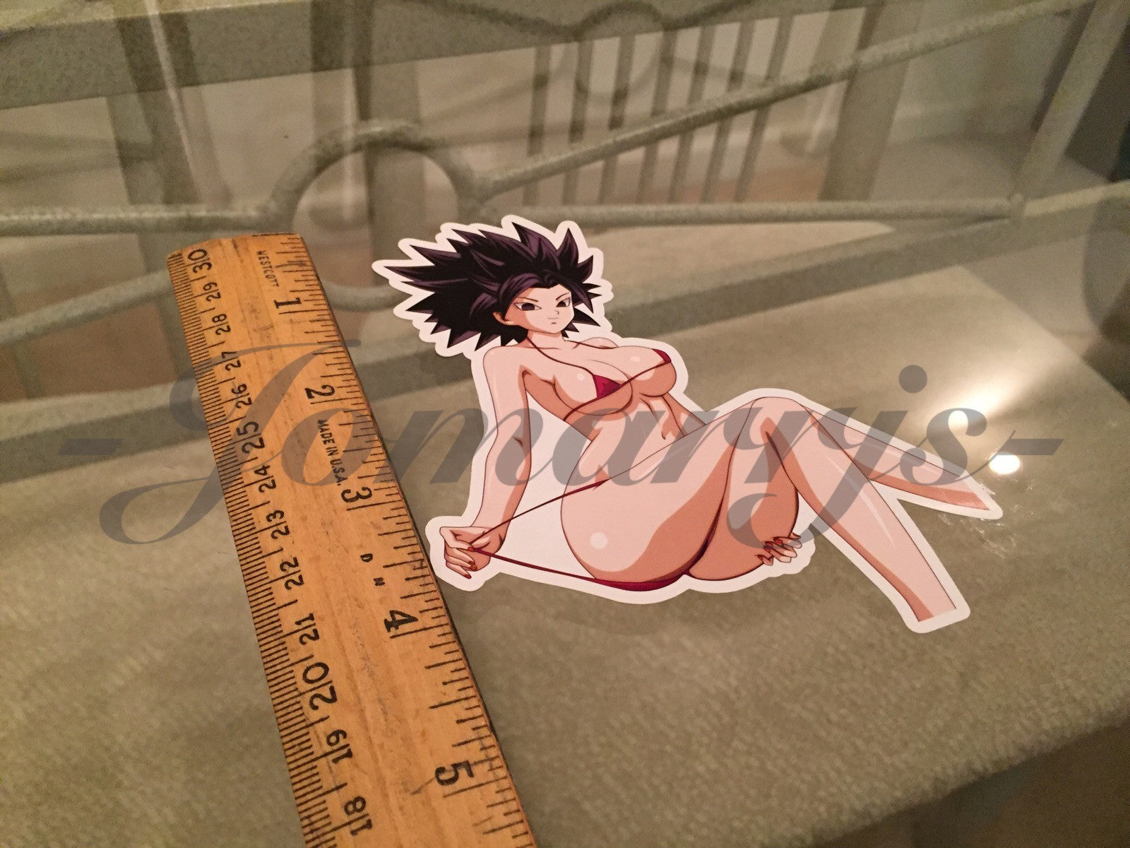 Dragon Ball Z - Anime - Caulifla Bikini Sun Fun Sticker Decal Vinyl DBZ manga