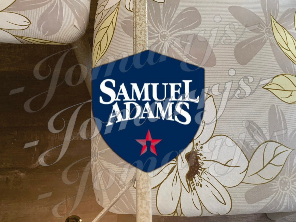 Samual Adams Boston Lager Beer Logo Sticker Decal waterproof tumbler Sz 2"-18"