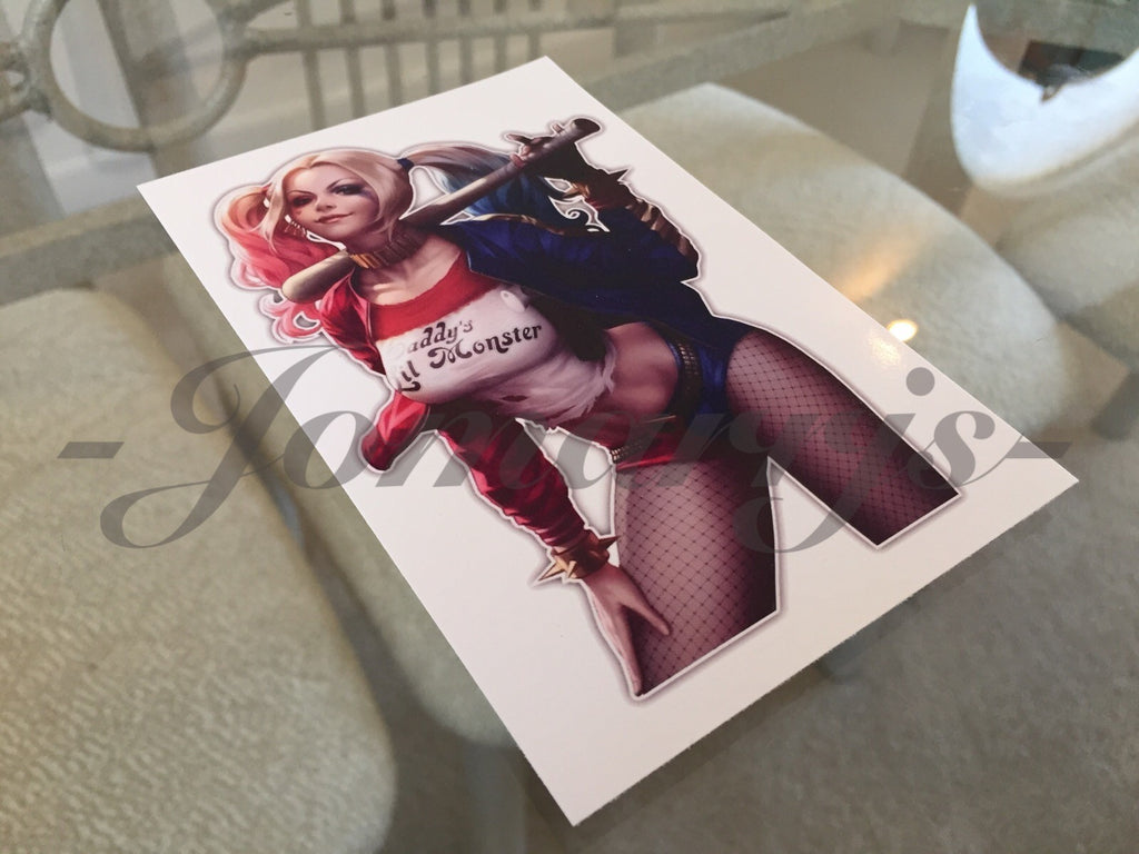 Suicide Squad Comics Harley Quinn Sticker Decal Vinyl Comic anime laptop