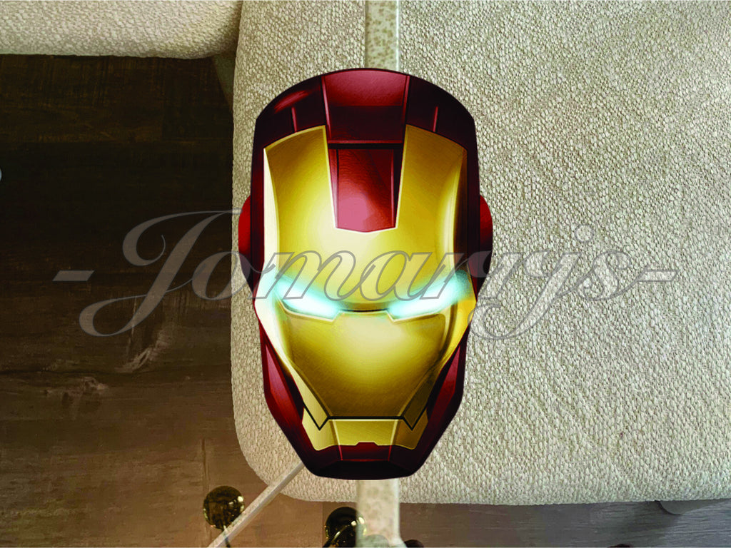Iron Man Logo Sticker Decal Vinyl Comic Movie Marvel Avengers Starks Sz: 5"-18"