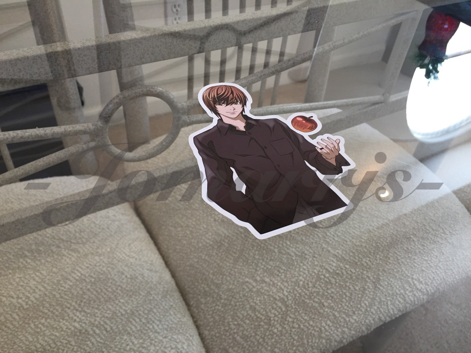 Death Note - Anime Light Yagami Kira Sticker Decals Vinyl binder laptop console