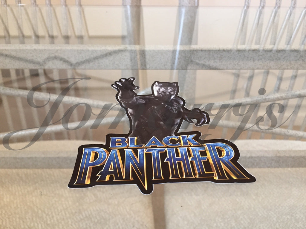 Marvel Black Panther Action Stickers Decal Vinyl Sign Comic Movie Avengers