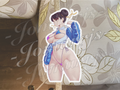 Street Fighter Anime Chun Li Bikini 07 Decal Vinyl manga ecchi waifu art car