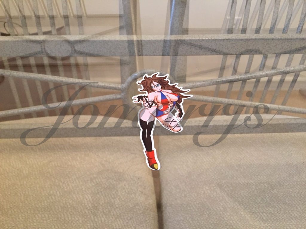 Dragon Ball Z Anime Android 21 Bikini Sun Fun Sticker Decal Vinyl Sign Comic DBZ
