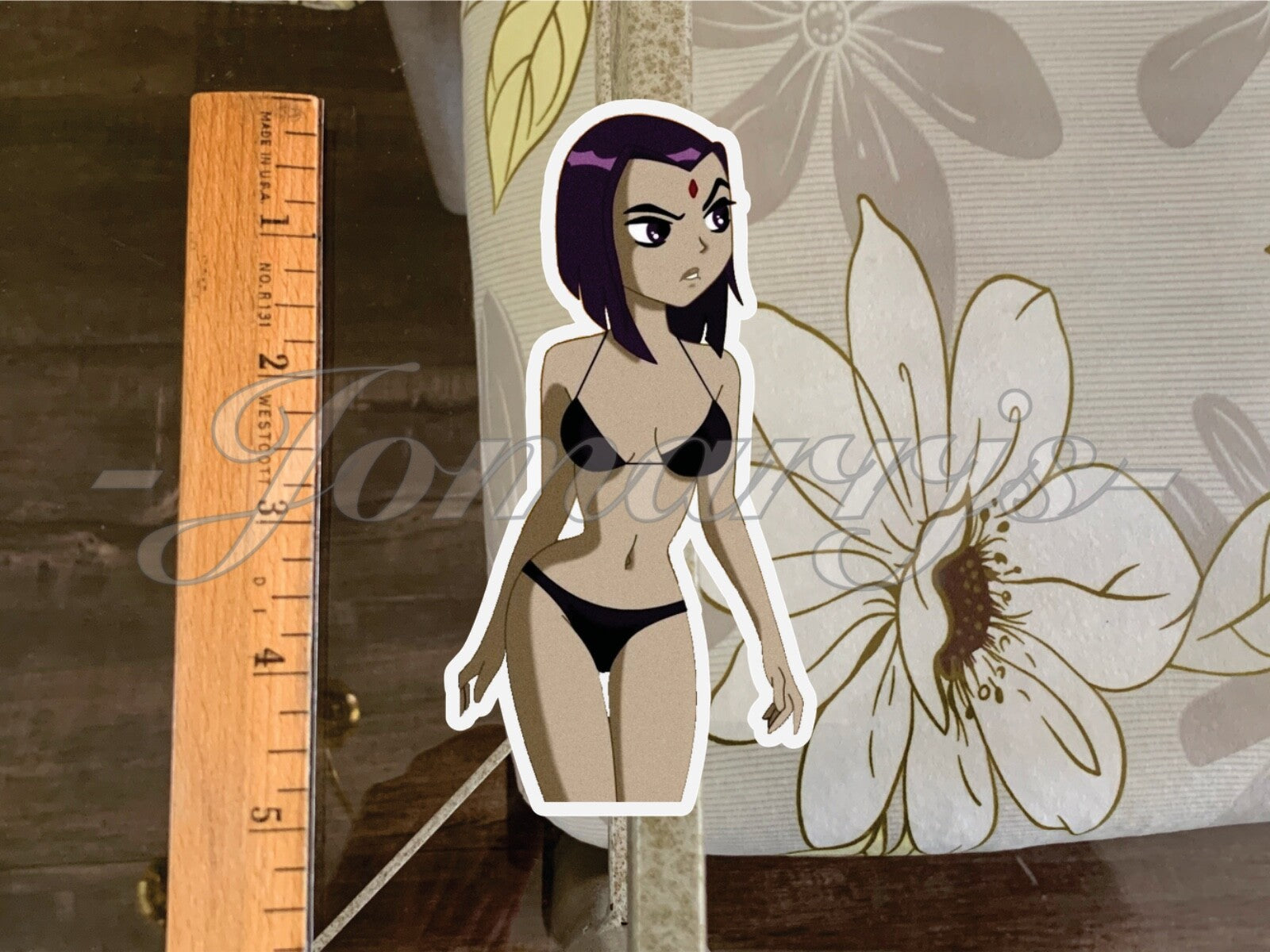 Teen Titans Raven Anime Sticker Decal ecchi sexy pin up bikini sun fun #1-4