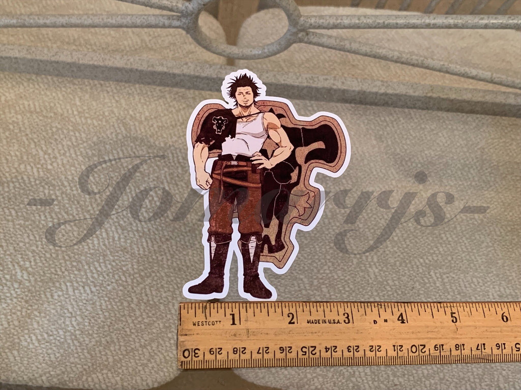 Black Clover - Anime - Yami Sukehiro Sticker Vinyl Decal Custom manga laptop
