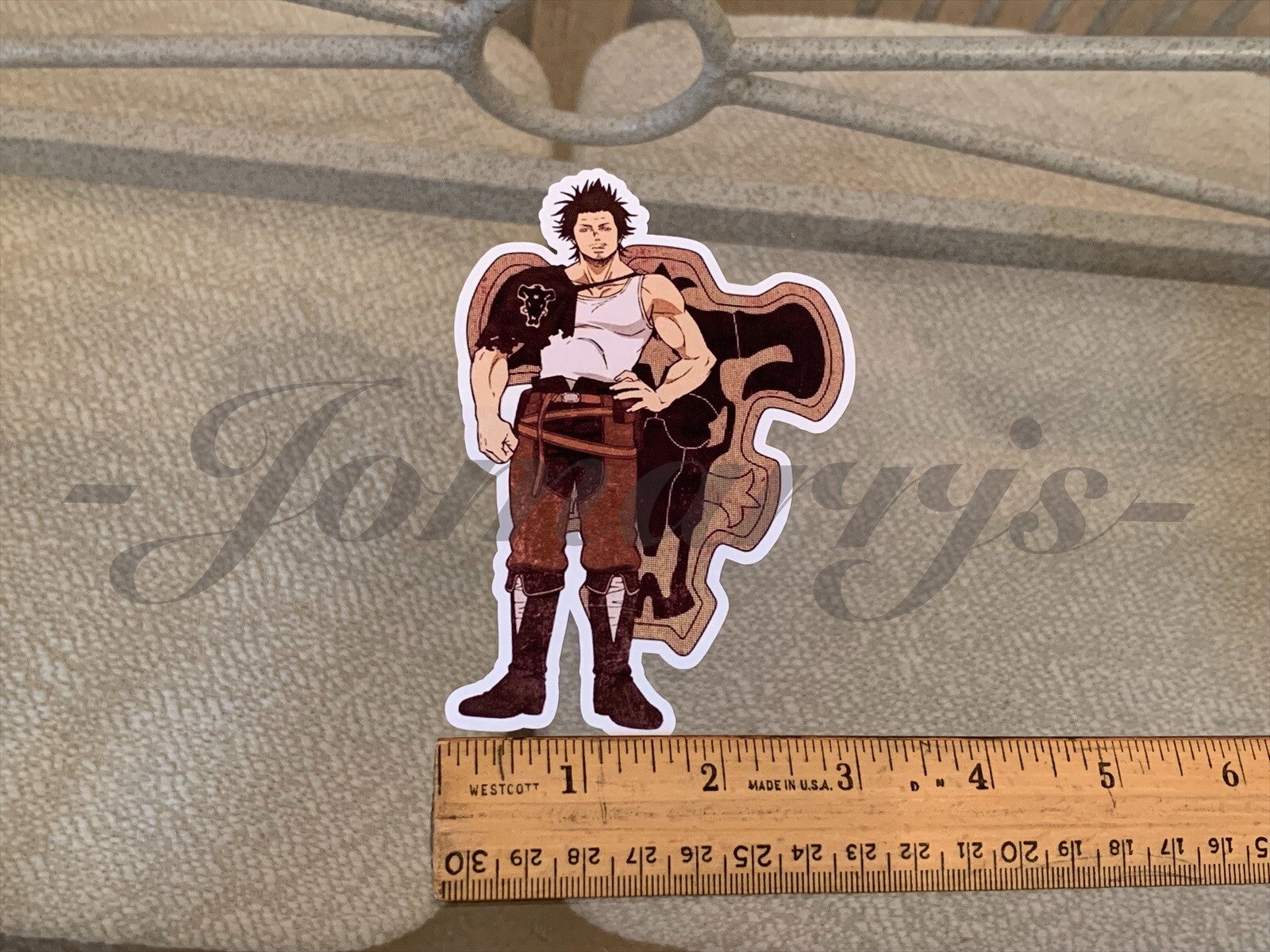 Black Clover - Anime - Yami Sukehiro Sticker Vinyl Decal Custom manga laptop