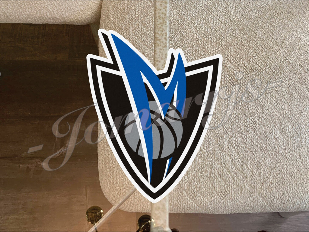 Dallas Mavericks Logo NBA Sticker Decal Vinyl waterproof 2-18" phone tumbler car