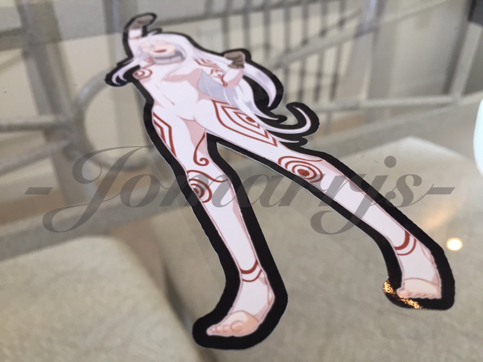 Deadman Wonderland - Anime - Shiro "Fist Pump" Sticker Decals Vinyl Wretched Egg