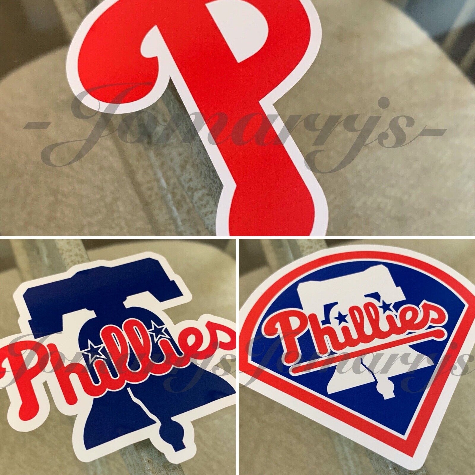 Philadelphia Phillies Baseball Team Logo MLB Sticker Decal 2"-18" waterproof