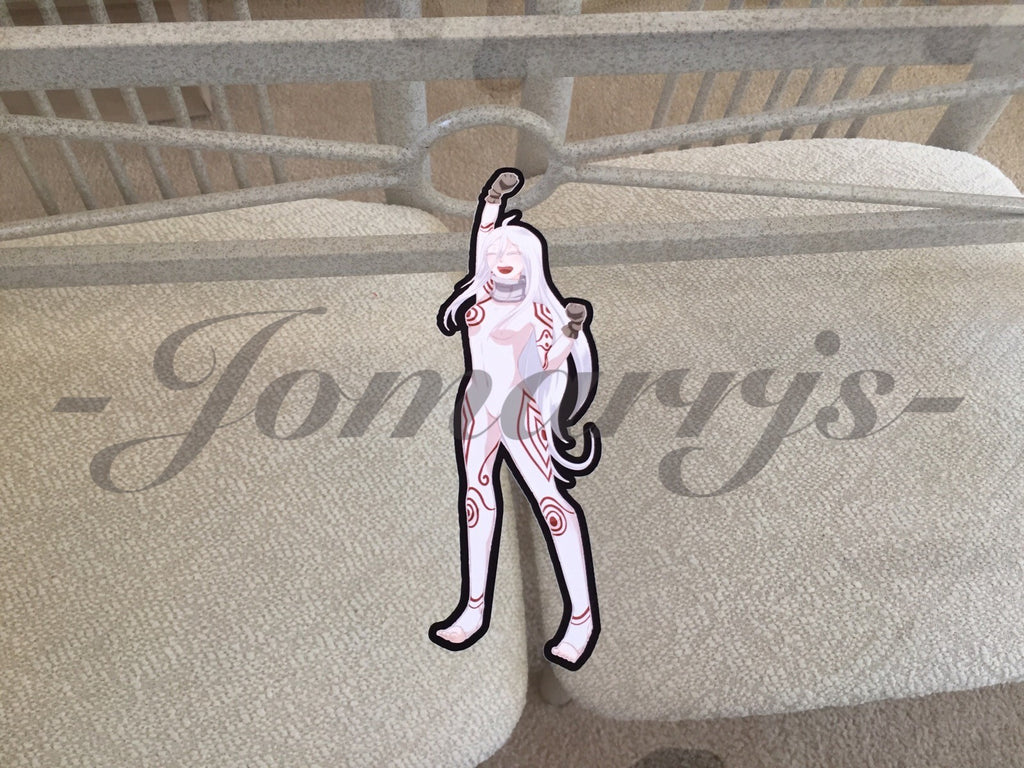 Deadman Wonderland - Anime - Shiro "Fist Pump" Sticker Decals Vinyl Wretched Egg
