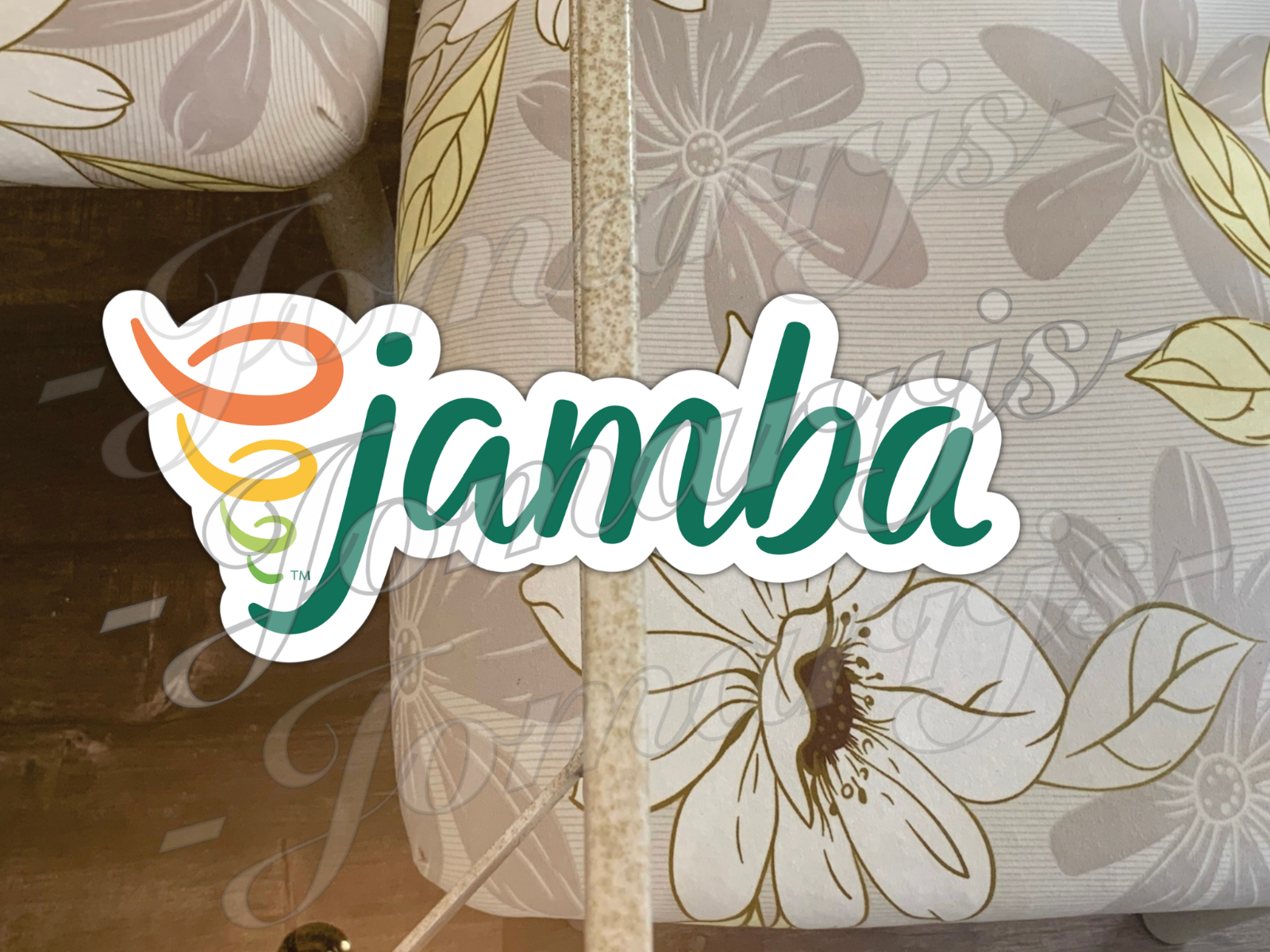 Jamba Juice Smoothie Logo Custom Colored Vinyl Sticker Decal car tumbler laptop