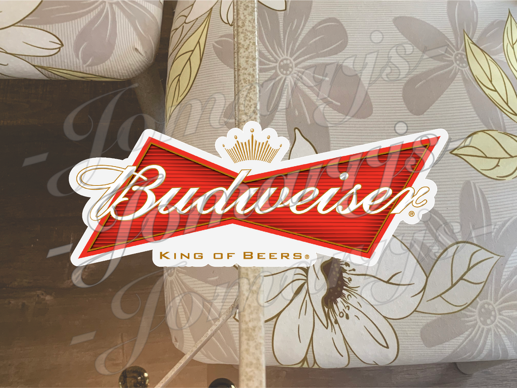 Budweiser Beer Logo Custom Vinyl Sticker Decal fan car vehicle tumbler Sz 3"-18"