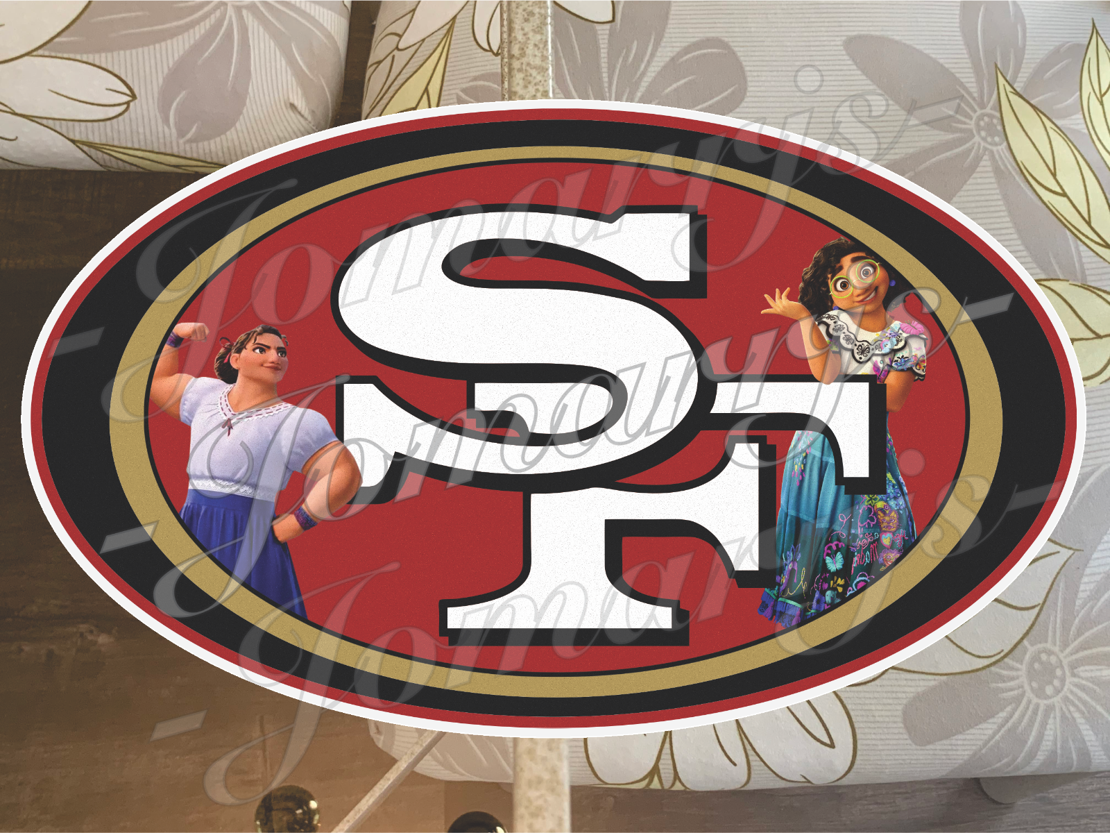 San Francisco 49ers Latino Vibes & Flags Custom Sticker Decal Niner Empire 4-18"