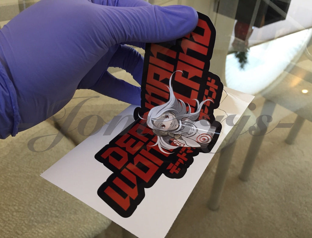 Deadman Wonderland - Anime - Shiro Sticker Decals Vinyl Sign Red Man Sz: 4”-18”