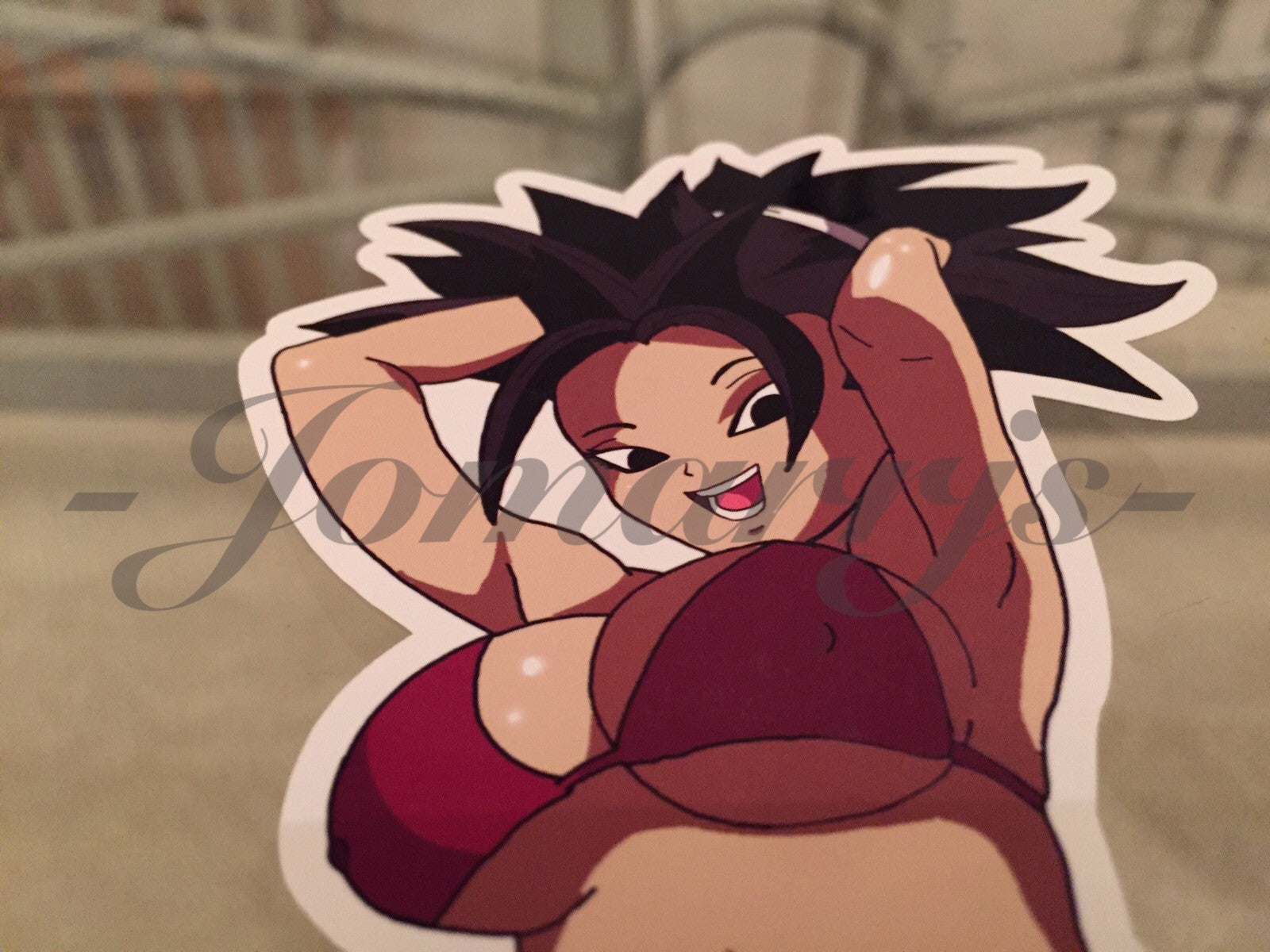 Dragon Ball Z - Anime - Kefla Bikini Sun Fun Sticker Decal Vinyl DBZ manga