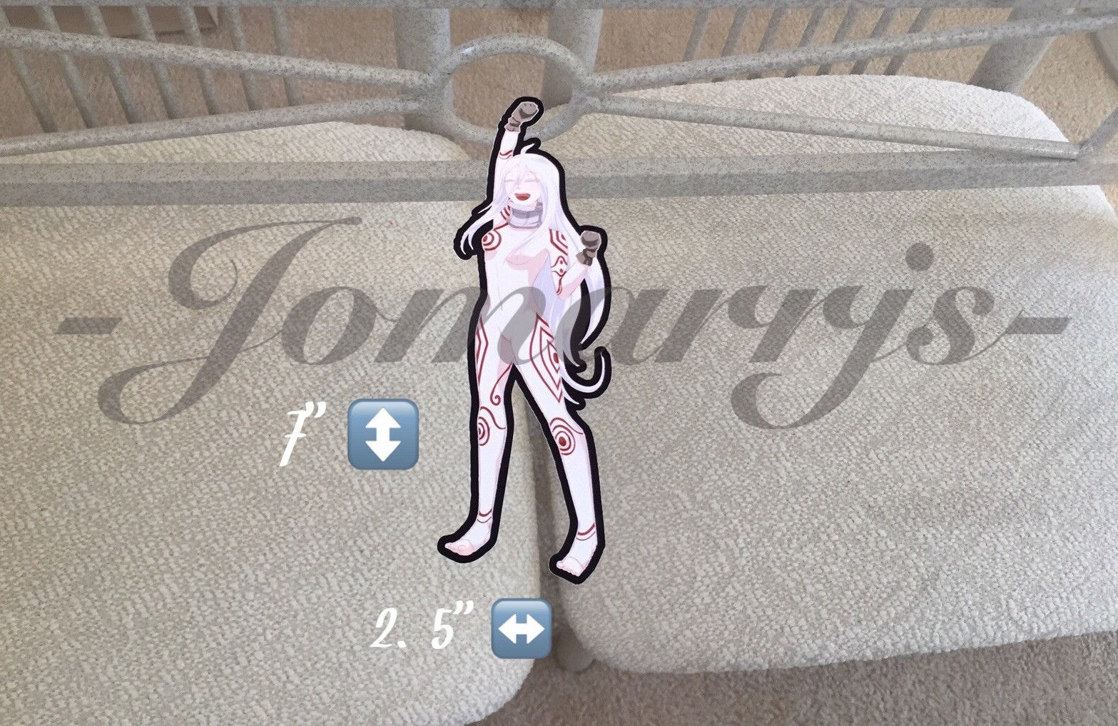 Deadman Wonderland - Anime - Shiro "Fist Pump" Sticker Decals Vinyl Wretched Egg