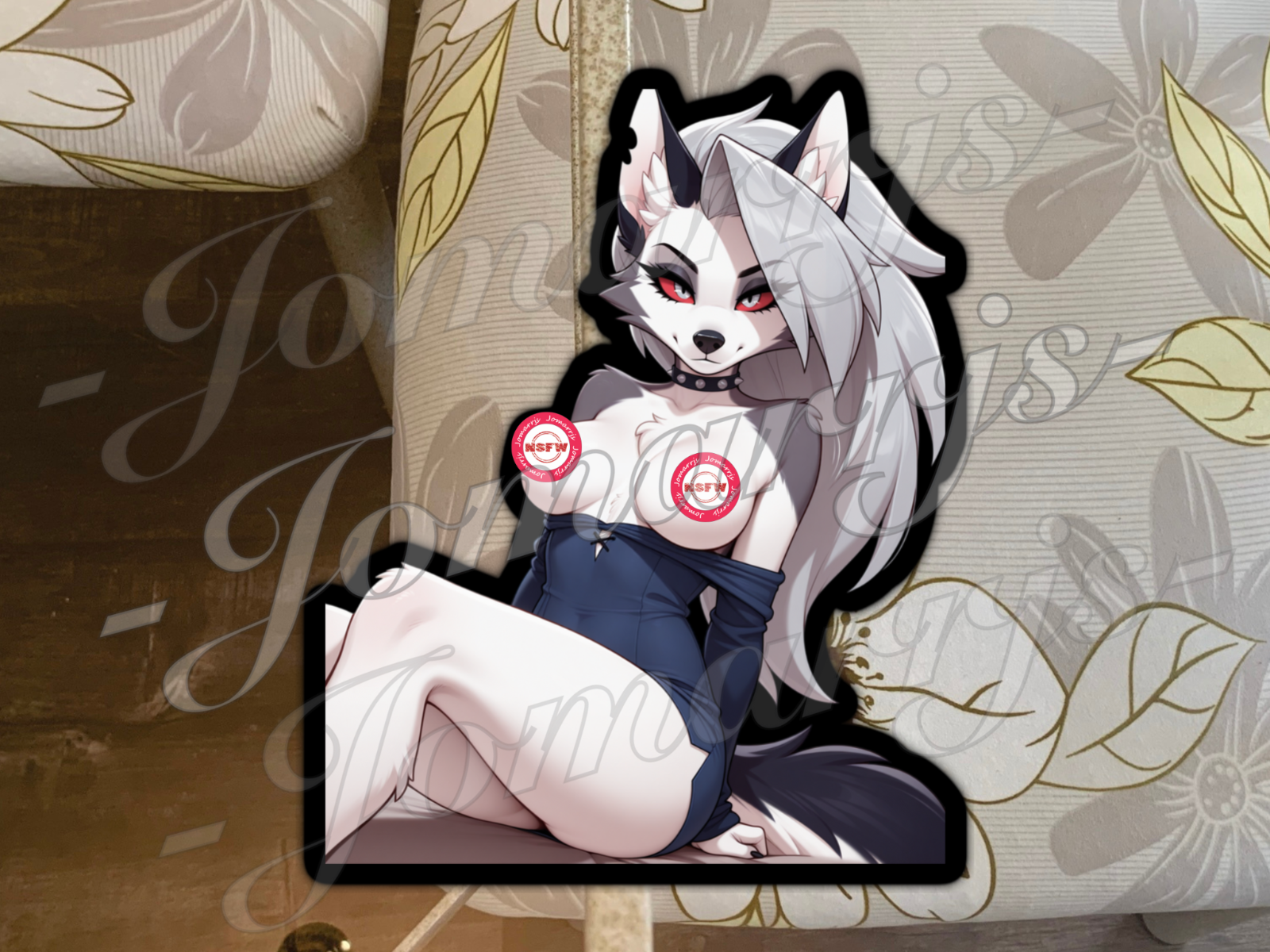 Helluva Boss Anime Loona 06-09 Sticker Decal NSFW lewd manga waifu art 3"-18"