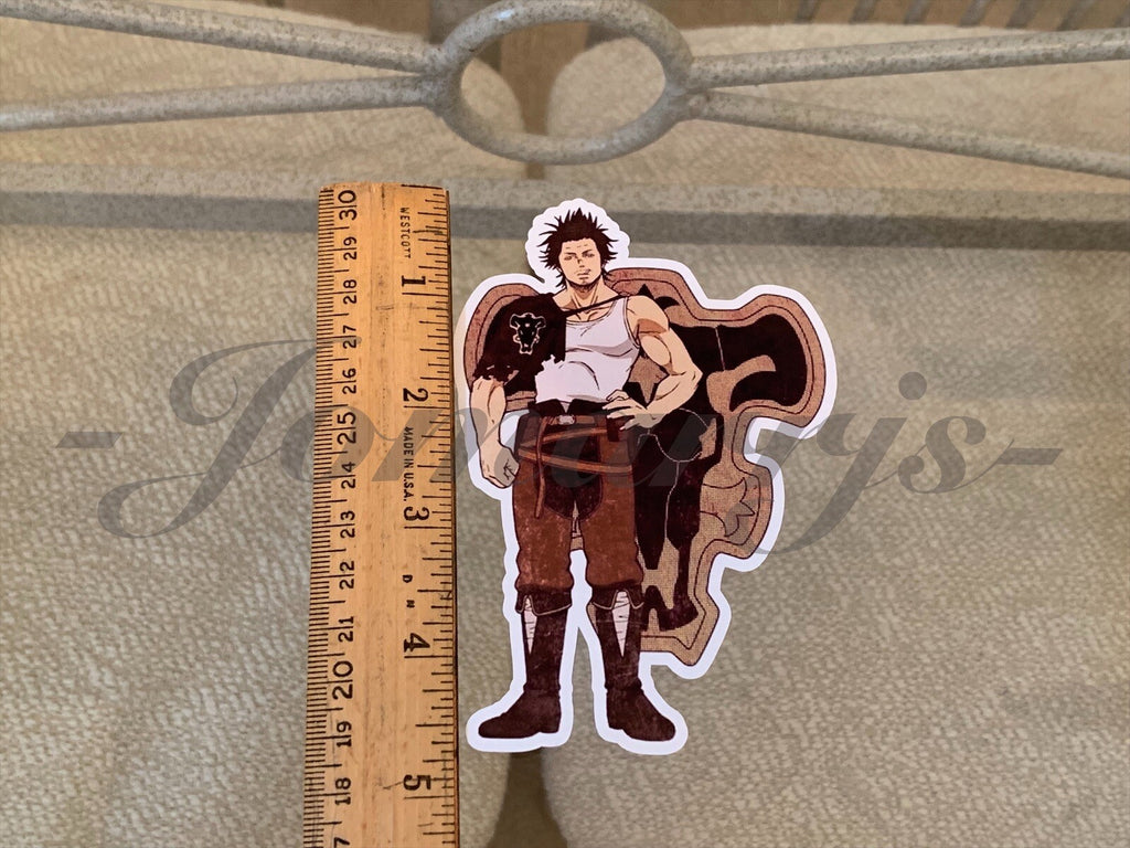Black Clover - Anime - Yami Sukehiro Sticker Vinyl Decal Custom manga laptop