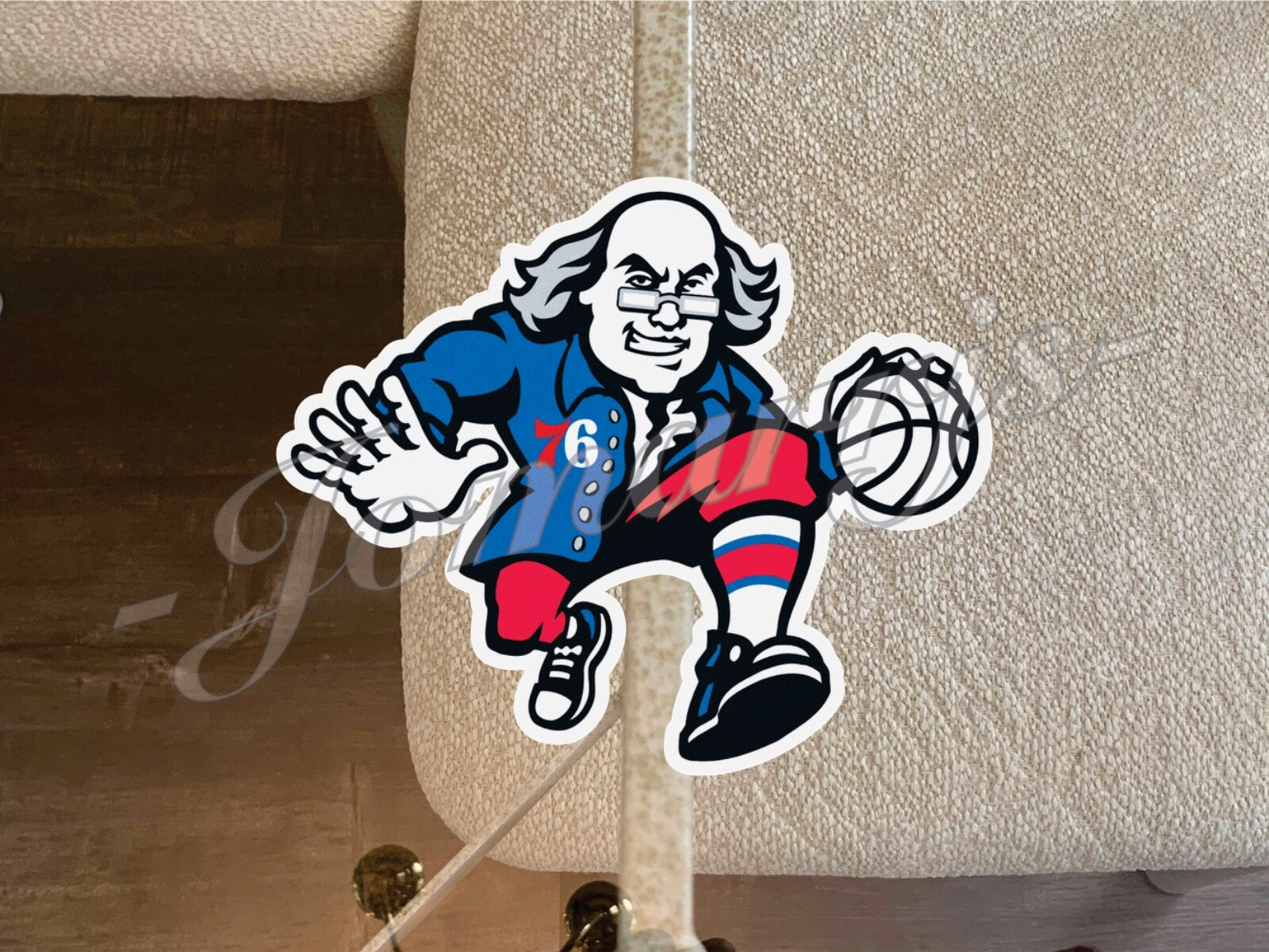 Philadelphia 76ers Sticker Decal Vinyl NBA Here Come the Sixers trust process