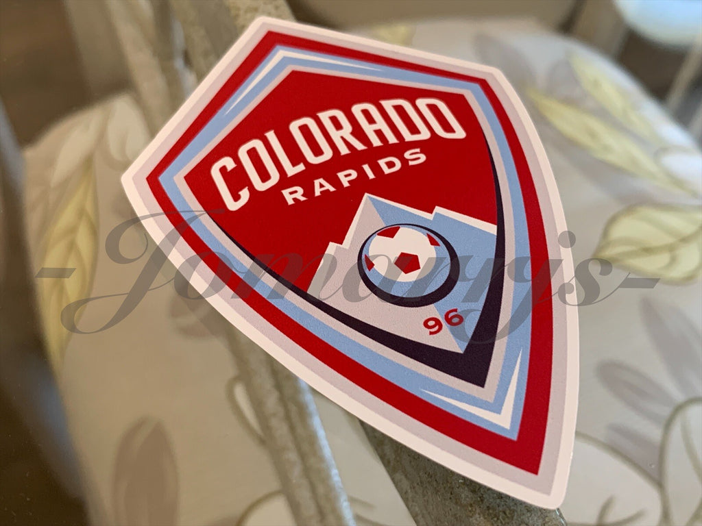 Colorado Rapids Logo MLS Sticker Decal #Rapids96 #OneClubOneCommunity waterproof