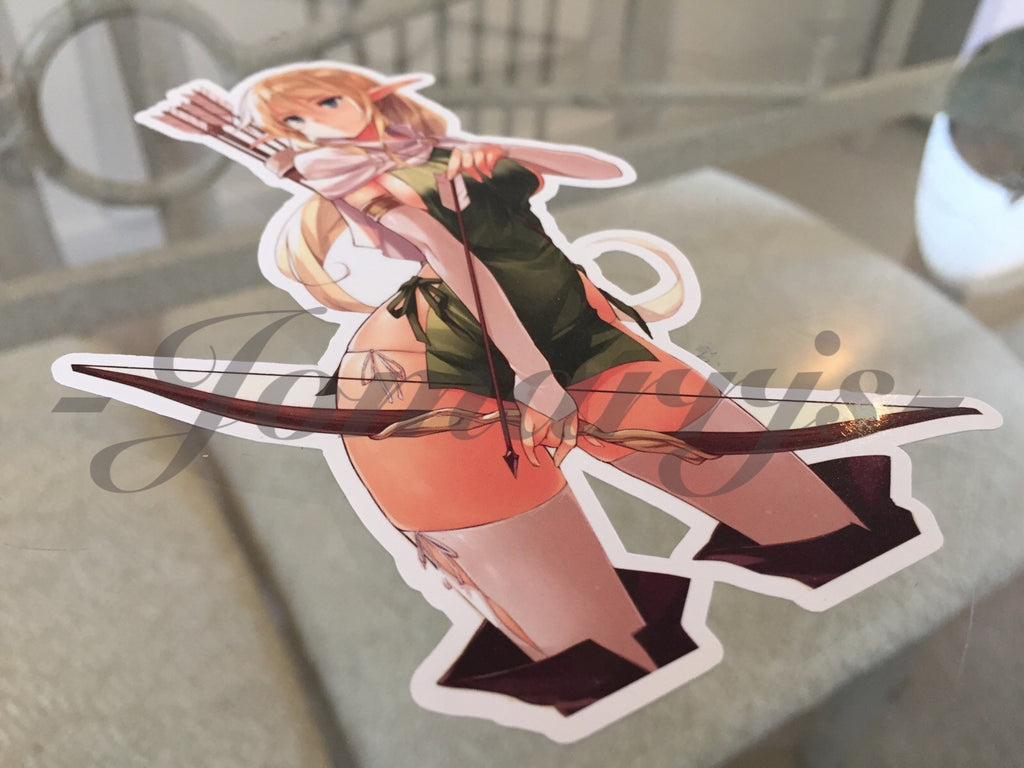 Gate - Anime - Tuka Luna Marceau "Arrows" Sticker Decal Vinyl Comic laptop manga