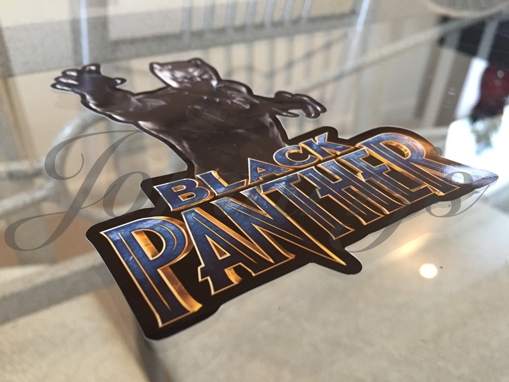 Marvel Black Panther Action Stickers Decal Vinyl Sign Comic Movie Avengers